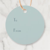 Deco Yuletide | Vorst & Immergroen Bedankjes Labels (Achterkant)
