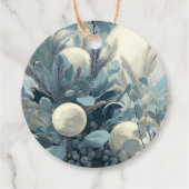 Deco Yuletide | Vorst & Immergroen Bedankjes Labels (Voorkant)