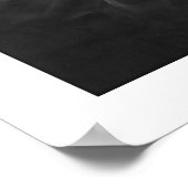 deco zwarte en witte  draperkorrels poster (Hoek)