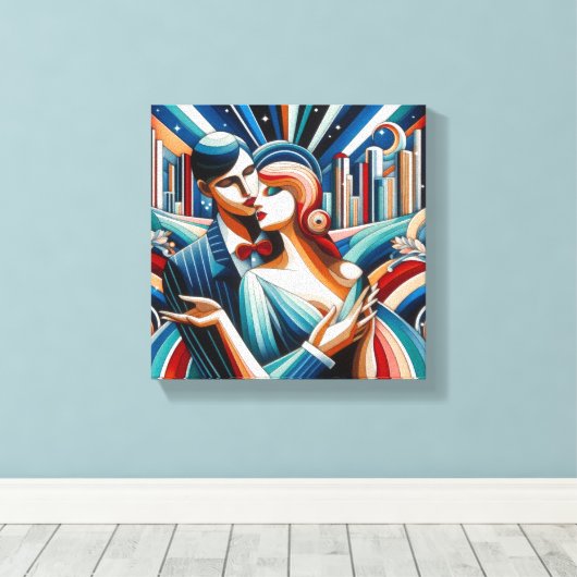 decodent canvas afdruk (Insitu (Houten vloer))