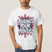 Decolonize Your Minds (Points) T-shirt (Voorkant)