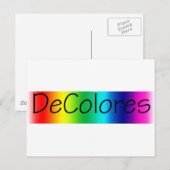 DeColores Briefkaart (Voorkant / Achterkant)