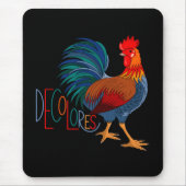 DeColores Cursillo Colorful Rooster Muismat (Voorkant)