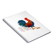DeColores Cursillo Colorful Rooster Notitieboek (Rechterzijde)