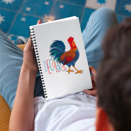 DeColores Cursillo Colorful Rooster Notitieboek