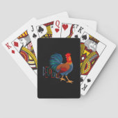 DeColores Cursillo Colorful Rooster Pokerkaarten (Achterkant)