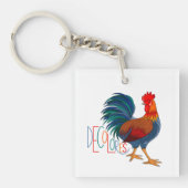 DeColores Cursillo Colorful Rooster Sleutelhanger (voorkant)