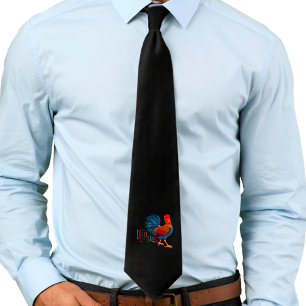 DeColores Cursillo Colorful Rooster Stropdas