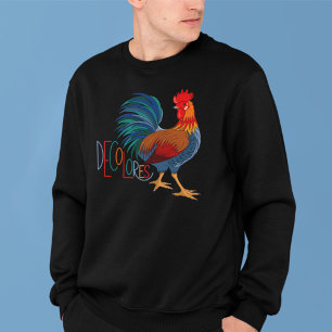 DeColores Cursillo Colorful Rooster Sweatshirt
