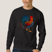 DeColores Cursillo Colorful Rooster Sweatshirt (Voorkant)