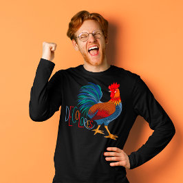 DeColores Cursillo Colorful Rooster T-Shirt