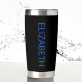 DeColores Cursillo Floral Rooster Aangepaste naam Geïsoleerde Drinkbeker