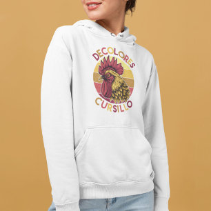 DeColores Cursillo Haan met gedistresseerde zonson Hoodie