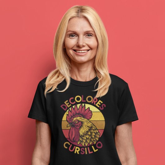 DeColores Cursillo Haan met noodlijdende zonsonder T-shirt