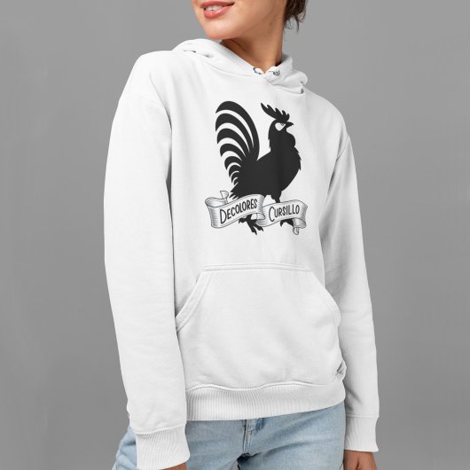 DeColores Cursillo Haan Silhouet met Banner Hoodie