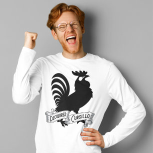 DeColores Cursillo Haan Silhouet met Banner T-shirt