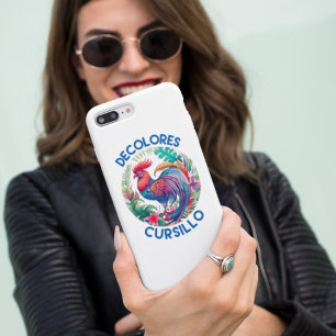 DeColores Cursillo Kleurrijke Bloemen Haan Case-Mate iPhone Case