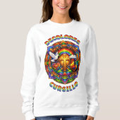 DeColores Cursillo Kruis Duif Haan Mandala Trui (Voorkant)