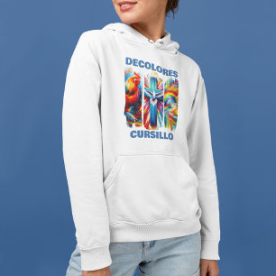 DeColores Cursillo Kwaststreek Haan Kruis Duif Hoodie