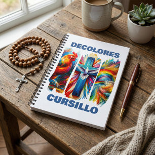 DeColores Cursillo Kwaststreek Haan Kruis Duif Notitieboek