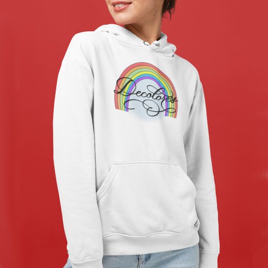 DeColores Cursillo Rainbow Faith Religion Hoodie