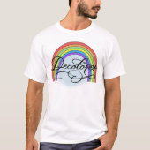 DeColores Cursillo Rainbow Faith Religion T-shirt (Voorkant)
