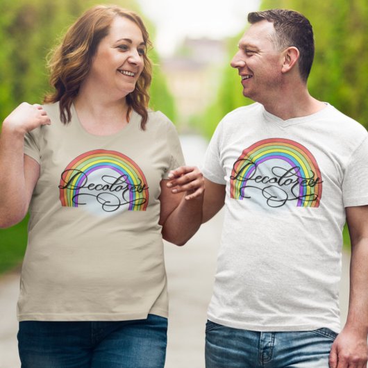 DeColores Cursillo Rainbow Faith Religion T-shirt