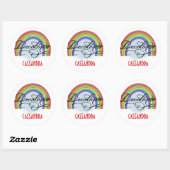 DeColores Cursillo Regenboog Geloof Religie Ronde Sticker (Vel)