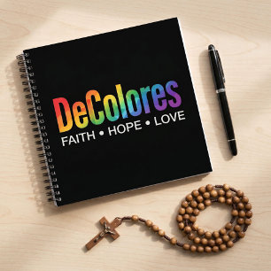 DeColores Cursillo Regenboog Geloven Hoop Liefde Notitieboek