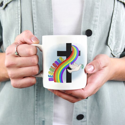 DeColores Cursillo Regenboog Met Kruis en Vrede Do Koffiemok