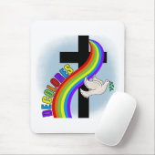 DeColores Cursillo Regenboog Met Kruis en Vrede Do Muismat (Met muis)