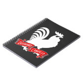 DeColores Cursillo Rooster Silhouet met Banner Notitieboek (Linkerzijde)