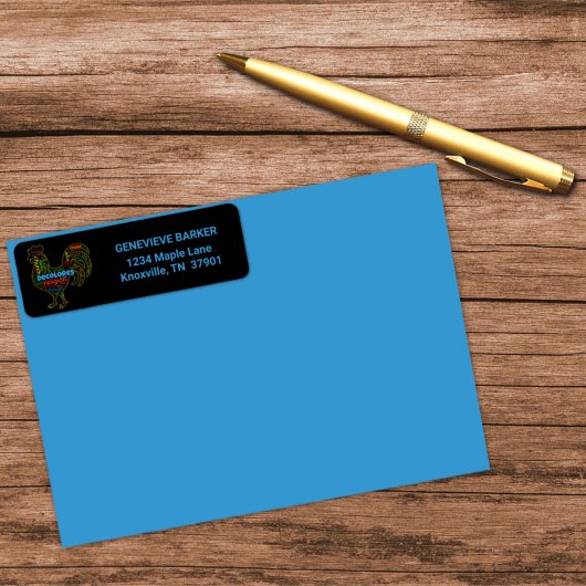 DeColores Cursillo Rooster Word Cloud Etiket