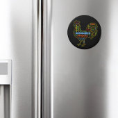 DeColores Cursillo Rooster Word Cloud Magneet