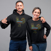 DeColores Cursillo Rooster Word Cloud T-shirt