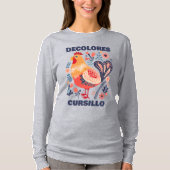DeColores Cursillo Volkskunst Rooster Christelijk T-shirt (Voorkant)