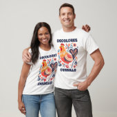 DeColores Cursillo Volkskunst Rooster Christelijk T-shirt (Unisex)