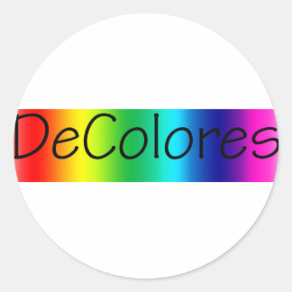 DeColores Ronde Sticker