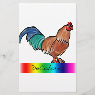 DeColores Rooster Briefpapier