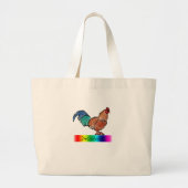 DeColores Rooster Grote Tote Bag (Voorkant)