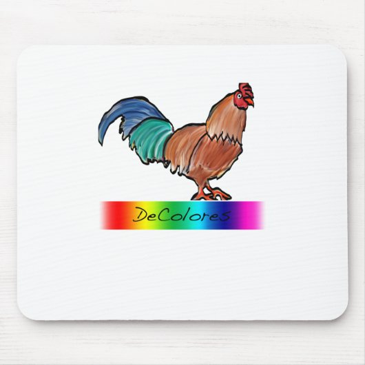 DeColores Rooster Muismat (Voorkant)