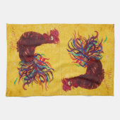 DeColores Rooster Theedoek (Horizontaal)