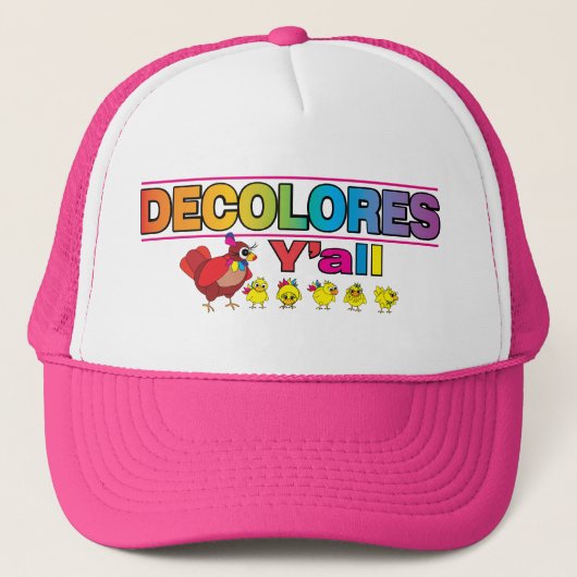 DECOLORES Y'all Trucker Pet (Voorkant)
