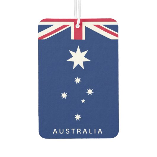 Deconstructed Australian Flag Luchtverfrisser (Achterkant)