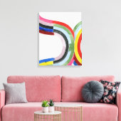 Deconstructed Rainbow - Horizontaal Canvas Afdruk (Insitu (Woonkamer))