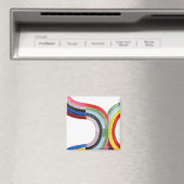 Deconstructed Rainbow - Horizontaal Magneet (Insitu (Vaatwasser))