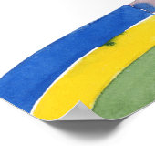 Deconstructed Rainbow - Horizontaal Poster (Hoek)