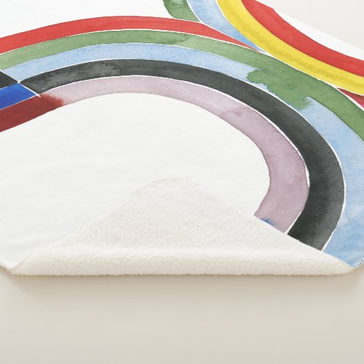 Deconstructed Rainbow - Horizontaal Sherpa Deken (3/4)