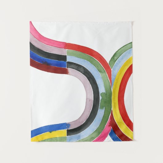 Deconstructed Rainbow - Horizontaal Wandkleed (Voorkant)