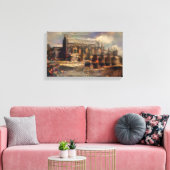 Deconstructed Rosslyn Chapel Canvas Afdruk (Insitu (Woonkamer))